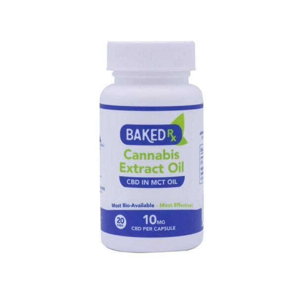 CBD Extract in MCT Oil (10mg) – 20 Capsules